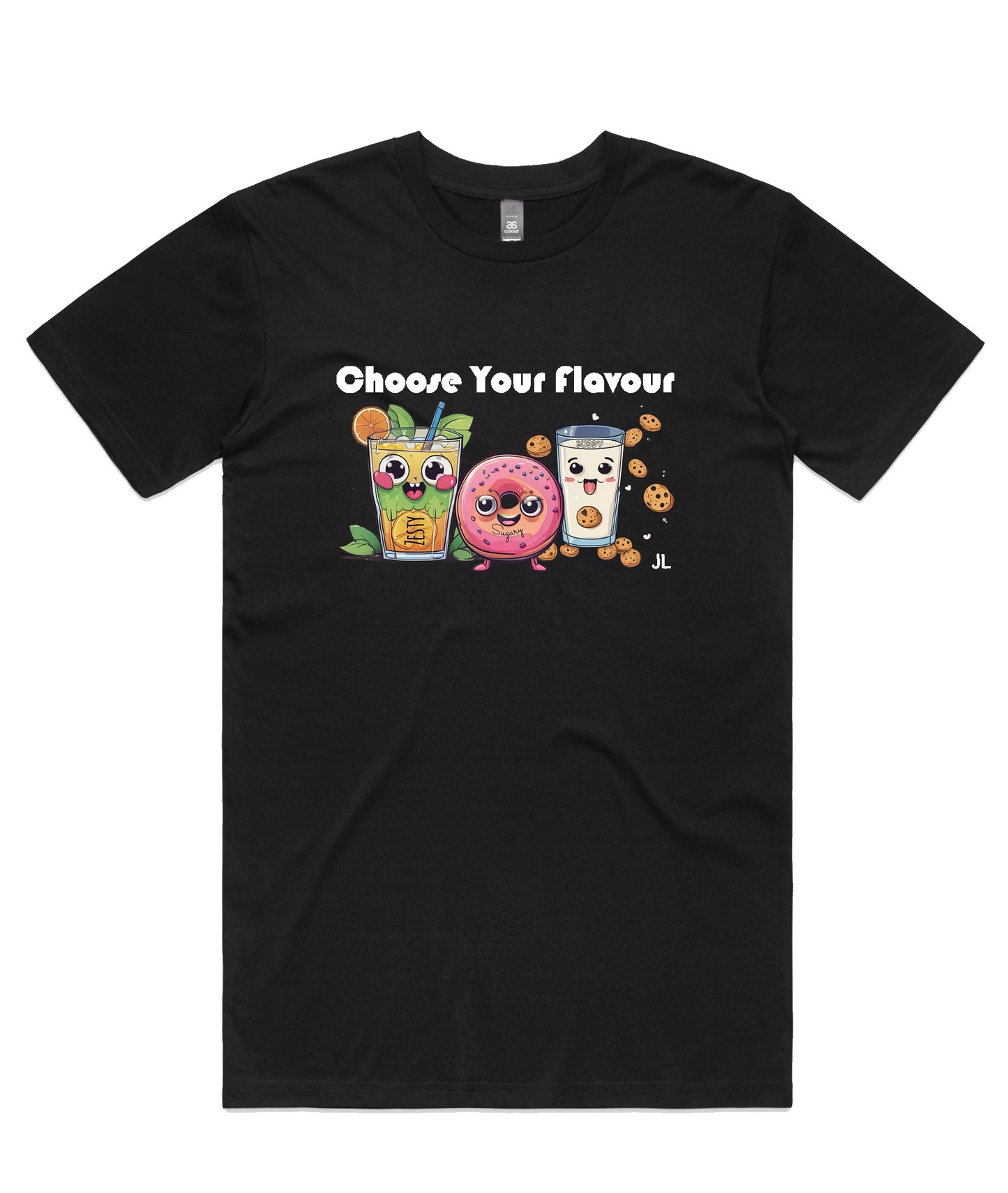 Choose Your Flavour Tee - BLACK