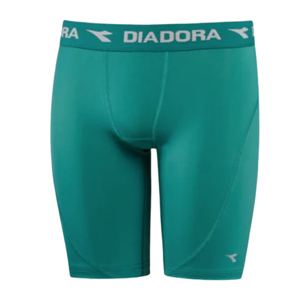 Diadora Junior Compression Shorts - Green