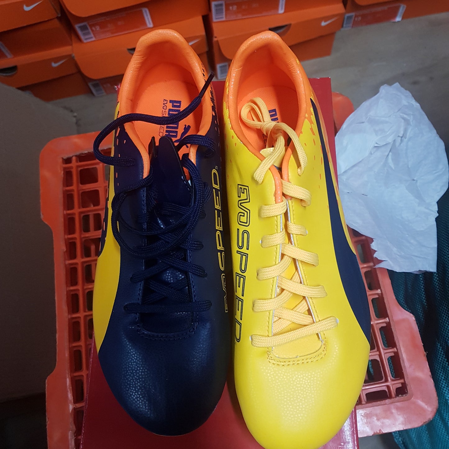 evoSPEED 17.5 FG (Navy/Yellow)