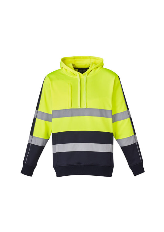 Copy of UNISEX HI VIS STRETCH TAPED HOODIE (YELLOW)