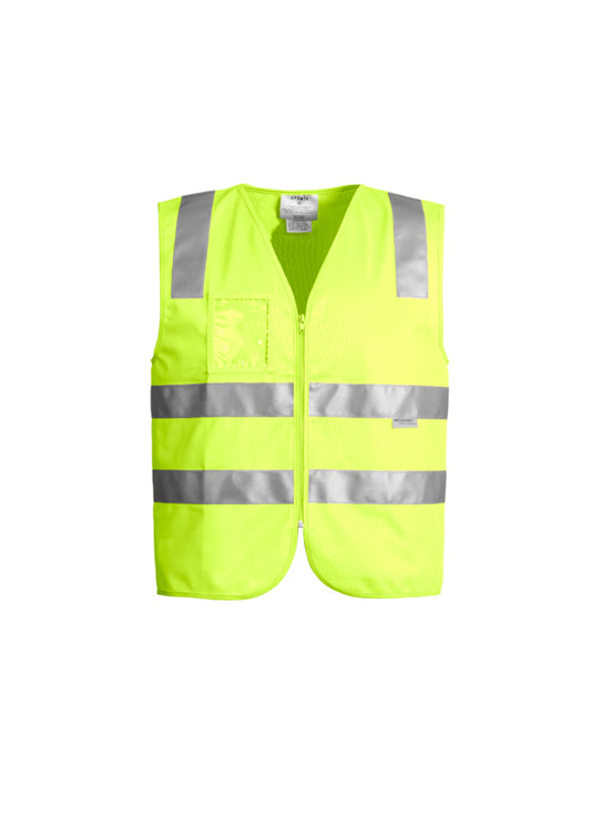 Copy of UNISEX HI VIS FULL ZIP VEST (YELLOW)